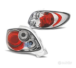 FARI POSTERIORI PER PEUGEOT 206 CC 98- LOOK CROMAT