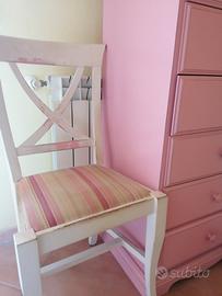 sedia shabby chic 