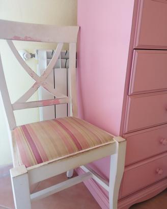 sedia shabby chic 