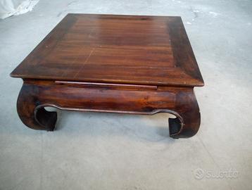 tavolo basso quadrato da salotto