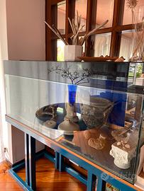Rettilario acquario teca vasca vetro