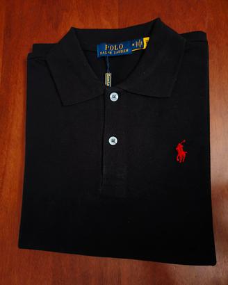Polo Ralph Lauren nera taglia M uomo