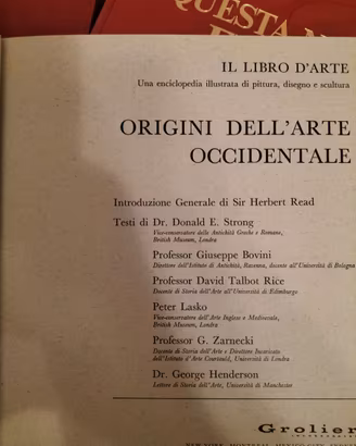 Enciclopedia d'arte in 10 volumi - Grolier