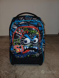 Zaino scuola trolley Facce SJ Gang