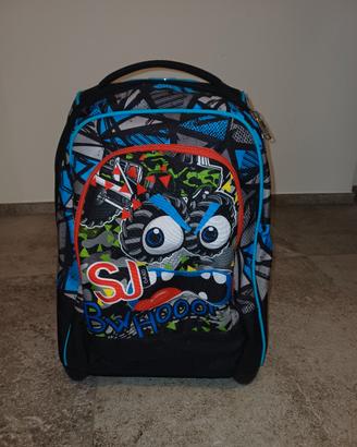 Zaino scuola trolley Facce SJ Gang