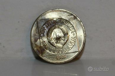 Moneta Jugoslavia 100 Dinara 1989