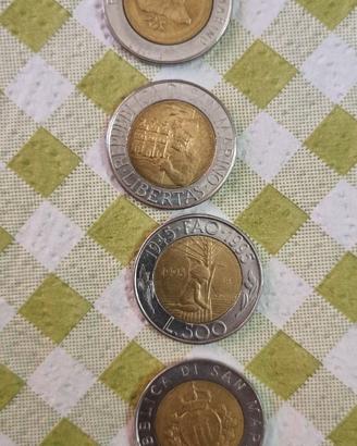 Monete 500 lire San marino