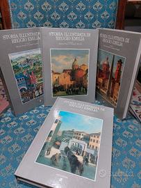 Quattro volumi "Storia illustrata di Reggio Em." 