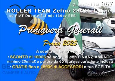 CAMPER ROLLER TEAM DUCATO SEMINTEGRALE GARAGE LETT