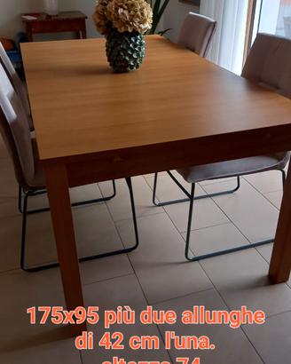 Tavolo da pranzo allungabile