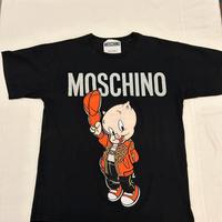 T-shirt nera Moschino Porky Pig Looney Tunes