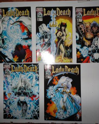 LADY DEATH  - VAMPIRELLA : lotto vari racconti