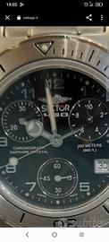 Orologio Sector 450 1°serie Chrono  in acciaio 