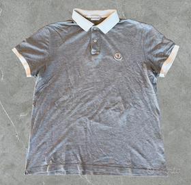 Polo Moncler Uomo Grigia Slim Fit - Taglia XXL