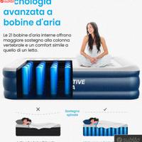 Active Era Materasso Gonfiabile Singolo con Pompa