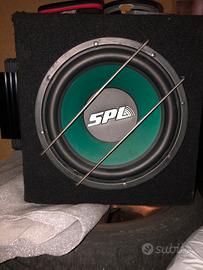 Subwoofer SPL + amplificatore Alpine 320W
