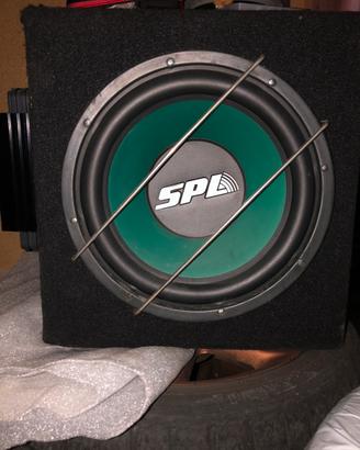 Subwoofer SPL + amplificatore Alpine 320W