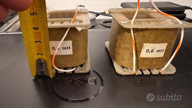 Coppia Induttanze in aria 0,6mH crossover