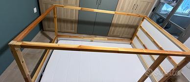 Struttura Letto Ikea Kura + Materasso Vesteröy
