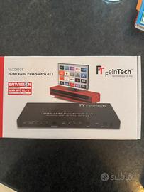 FeinTech VAX04101 HDMI eARC Pass Switch 4x1