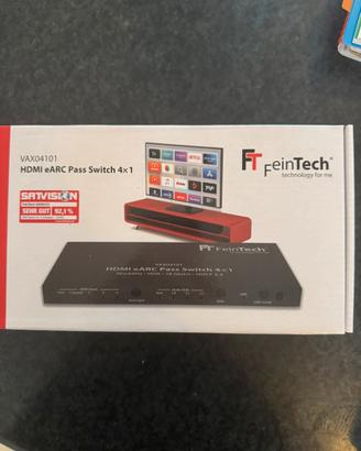 FeinTech VAX04101 HDMI eARC Pass Switch 4x1