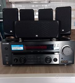 Amplificatore Kenwood con casse Jbl