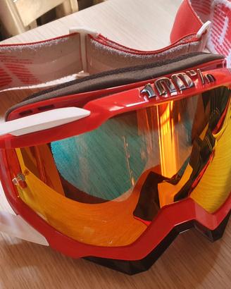 Maschera mtb 100% Racecraft e lenti di ricambio
