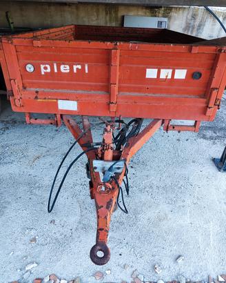 rimorchio agricolo Pieri 20q ribalta trilaterale 