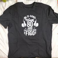 t-shirt 80 anni XXL 