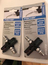 Pattini freno bici Fischer v-brake cantilever