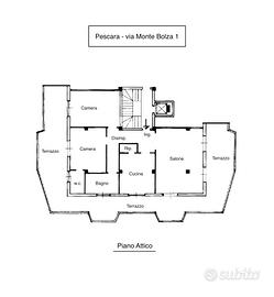 Attico via Monte Bolza