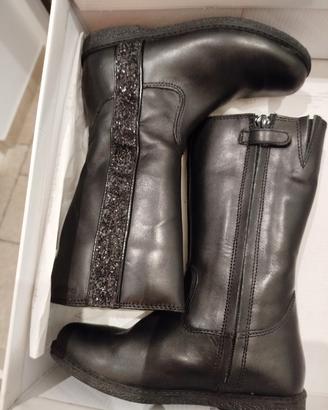 Stivaletti GEOX  in nappa neri mis 30 bambina