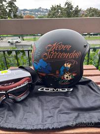 Casco DMD con occhiali Tg. M 56