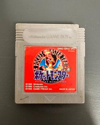 Pokemon Rosso - Cartuccia Giapponese originale