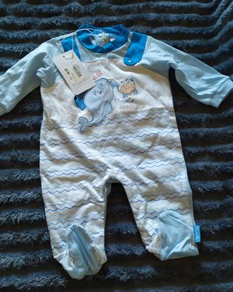 Tutina Pastello 100% Cotone - Nuova