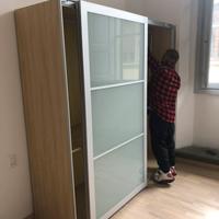 Armadio a 2 ante scorrevoli Ikea PAX legno e vetro