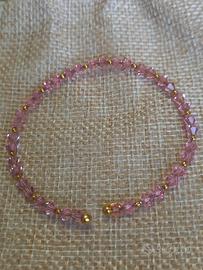 bracciale  Swarovski  oro 750 e cristalli