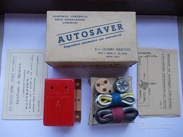 Dispositivo vintage controllo luci auto d'epoca