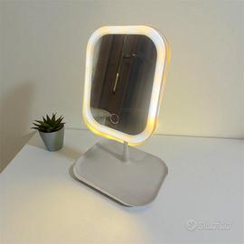 Specchio LED da tavolo con luce regolabile touch