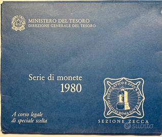 Monete da collezione - Serie divisionale Lire 1980