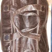 Orciani borsa uomo multiuso in pelle anillina