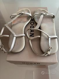 Infradito Hogan argento