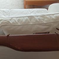 fodero vintage  in cuoio come nuovo fucile doppiet