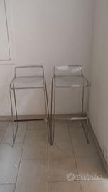 2 Sgabelli impilabili