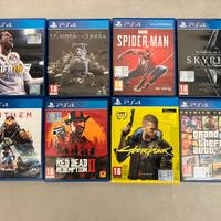 Giochi PS4 singoli o set