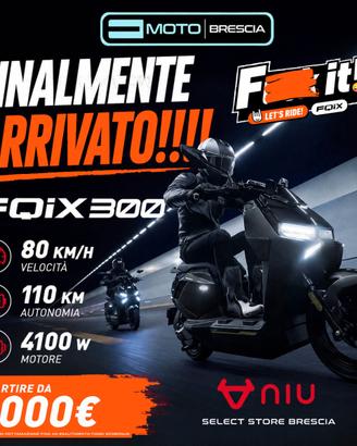 NIU FQIX 150/300 NOVITA' 2026 ARRIVATO!!!!