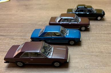 Lotto di 4 Modellini FIAT 130 in scala 1:43