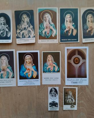 Lotto 11 Santini Madonna delle Lacrime di Siracusa