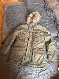 Parka verde uomo
