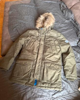 Parka verde uomo